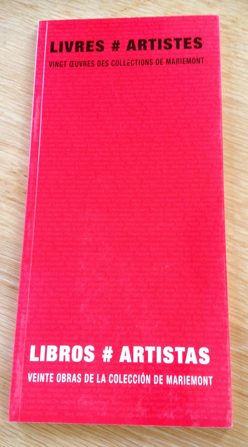 07 edition inventaire LivresArtistesMuseeRoyaldeMariemont2008